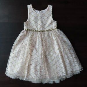 American Princess Gold Star Embellished Dress